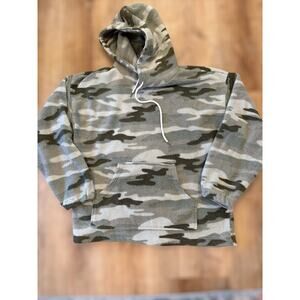 Truth By Republic Light Camouflage Plush Hoodie Unisex Size L